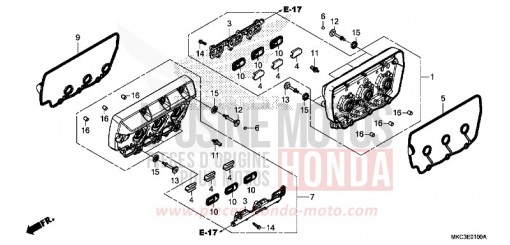 CYLINDER HEAD COVER GL1800BJ de 2018